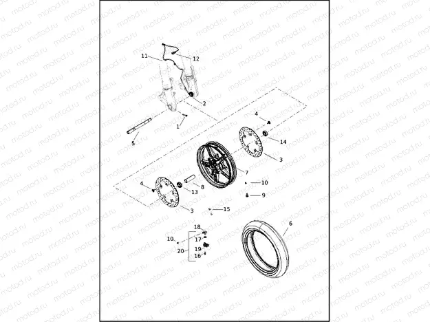 WHEEL, FRONT