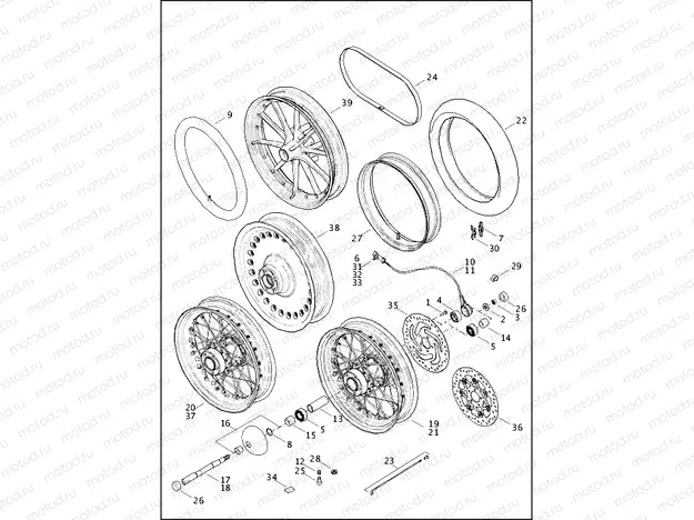 WHEELS, FRONT (1 OF 2)