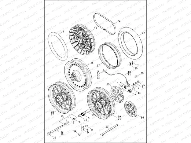 WHEELS, FRONT (1 OF 2)