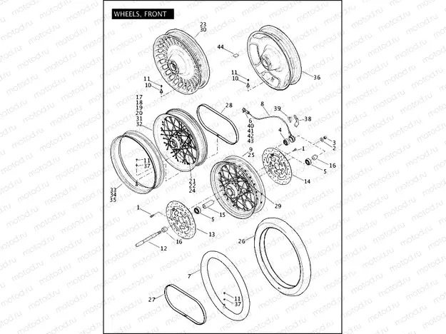 WHEELS, FRONT (2 OF 2)