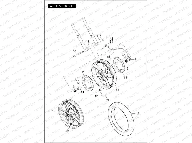 WHEELS, FRONT