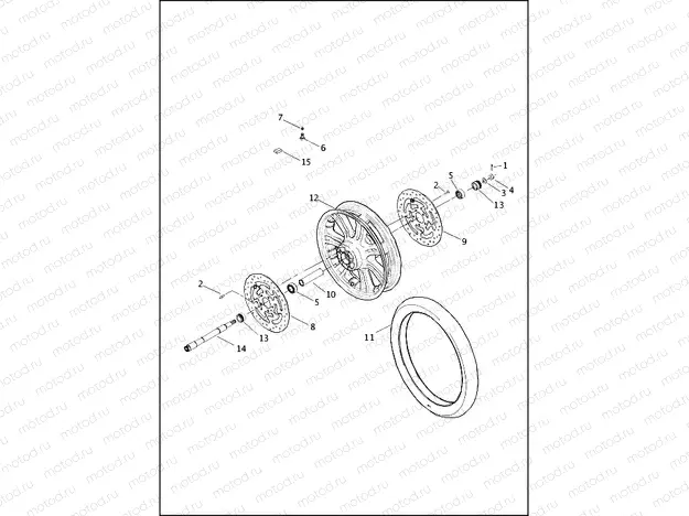 WHEELS, FRONT