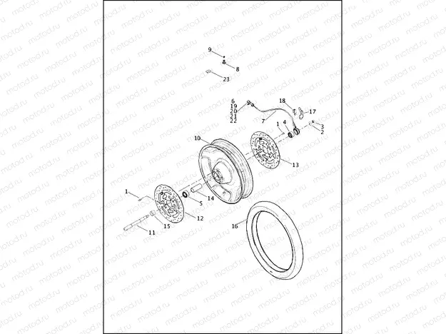 WHEELS, FRONT