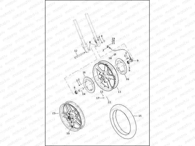 WHEELS, FRONT