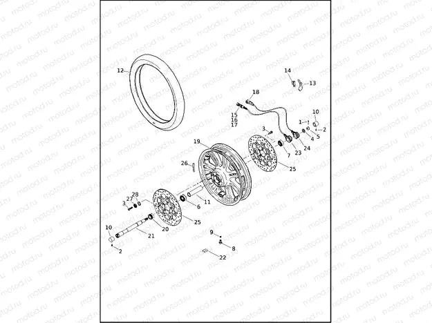WHEELS, FRONT