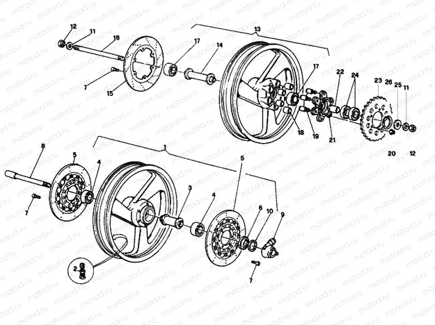 WHEELS » FRONT WHEEL