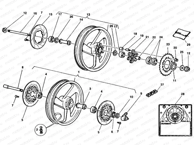 WHEELS » FRONT WHEEL