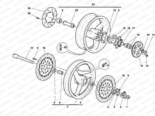 WHEELS » FRONT WHEEL