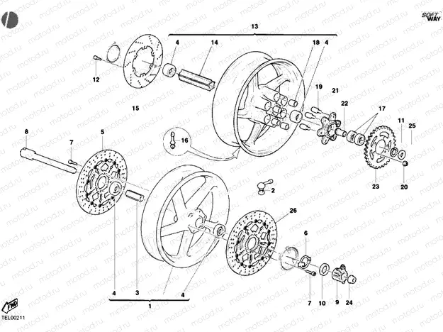 WHEELS » FRONT WHEEL