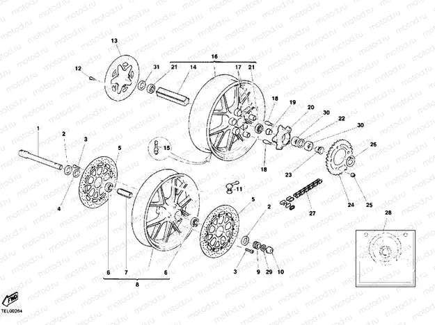 WHEELS » FRONT WHEEL