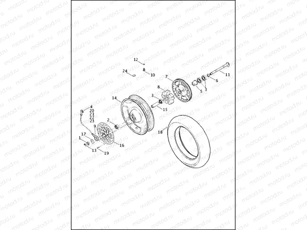 WHEELS, REAR