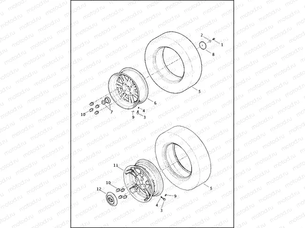 WHEELS, REAR