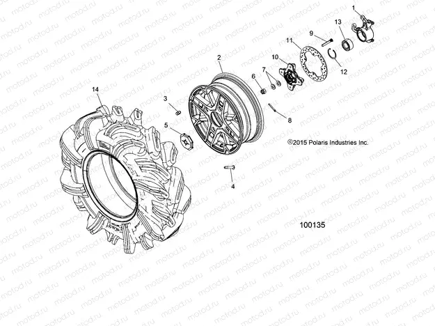 WHEELS | WHEELS, FRONT and HUB - A17SXM95AM