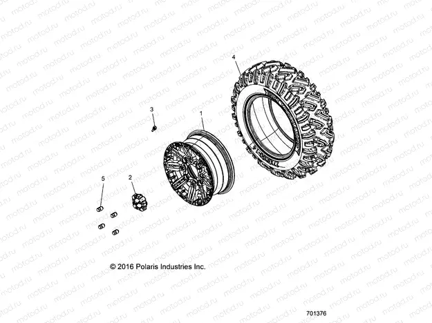 WHEELS | WHEELS, FRONT - G20GAE99F2/EFS/BFM/BCM/SFS/SC2 (701376)
