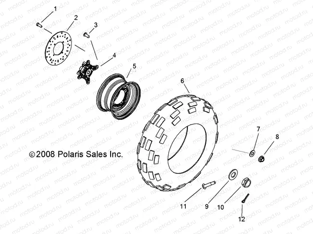 WHEELS | WHEELS, FRONT - R09RF68AF/AR/AZ (49RGRWHEELFRT097006X6)