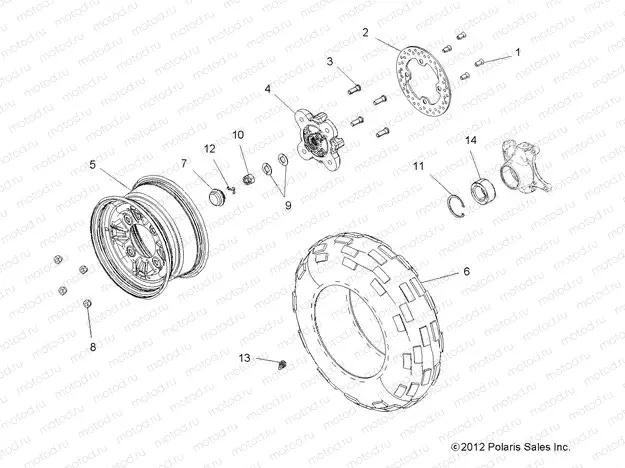 WHEELS | WHEELS, FRONT - R14UH88AA/AAC/AC/ACC/AR/ARC/9EAB/9EABC/9EAA/9EAAC/9EAR/9EARC (49RGRWHEELFRT13900XP)