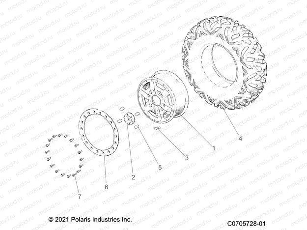 WHEELS | WHEELS, FRONT - Z22NAS99CZ (C0705728-01)