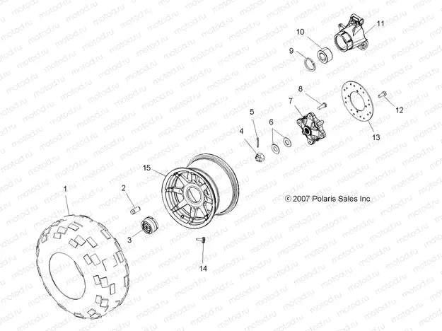 WHEELS | WHEELS, REAR - A08MH76SS/SF (49ATVWHEELREAR08SP800SCAND)