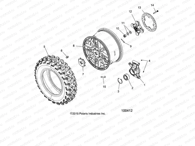 WHEELS | WHEELS, REAR and HUB - A16SXS95FK