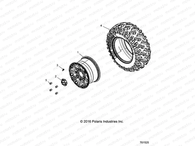 WHEELS | WHEELS, REAR - G20GAP99AM (701525)