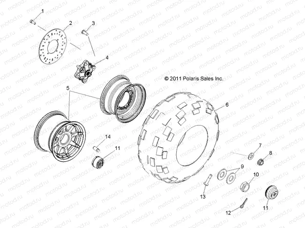 WHEELS | WHEELS, REAR - R12WH76AG/AR/EAH/EAV/EAW (49RGRWHEELRR12CREW)
