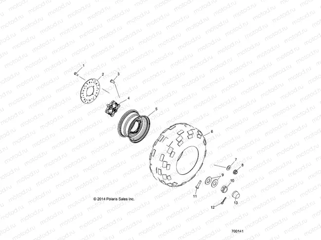 WHEELS | WHEELS, REAR - R15RMA57FA (700141)
