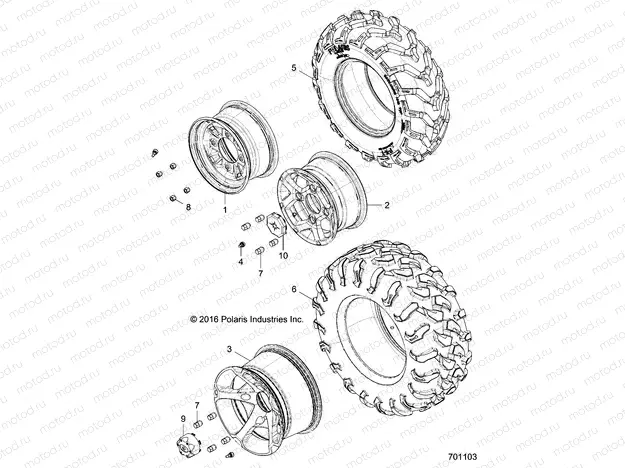 WHEELS | WHEELS, REAR - Z17VA/E/X87 ALL OPTIONS (701103)