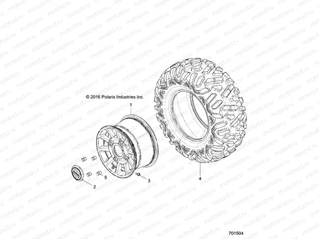 WHEELS | WHEELS, REAR - Z18VFE92NB/NU (701504)