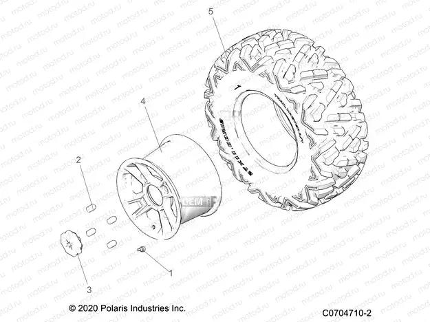 WHEELS | WHEELS, REAR - Z21ASE99A5/B5/K99A4/B4 (C0704710-2)