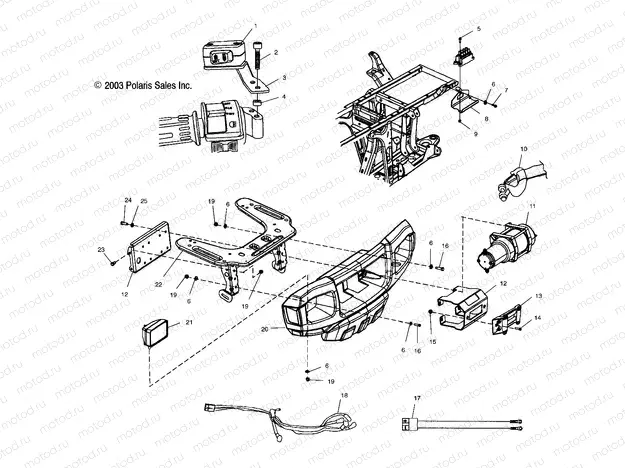 WINCH ASM. - A04CH68AT/AV (4986128612E02) | WINCH ASM. - A04CH68AT/AV (4986128612E02)