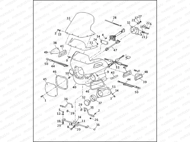 WINDSHIELD & FAIRING - FXRP (1 OF 2)
