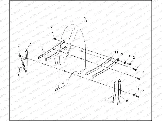 WINDSHIELD - FLSTC