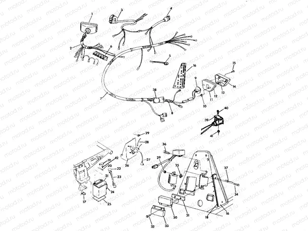 WIRING HARNESS 350 2X4 - Update (4919821982029A) | WIRING HARNESS 350 2X4 - Update (4919821982029A)