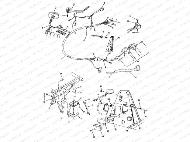 WIRING HARNESS  350 2X4 / W927539 (4922882288027A) | WIRING HARNESS  350 2X4 / W927539 (4922882288027A)