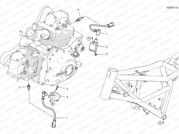 WIRING HARNESS (COIL) [MOD:SCR800FH]
