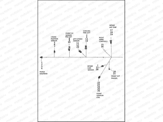 WIRING HARNESS, ENGINE (2 OF 4)
