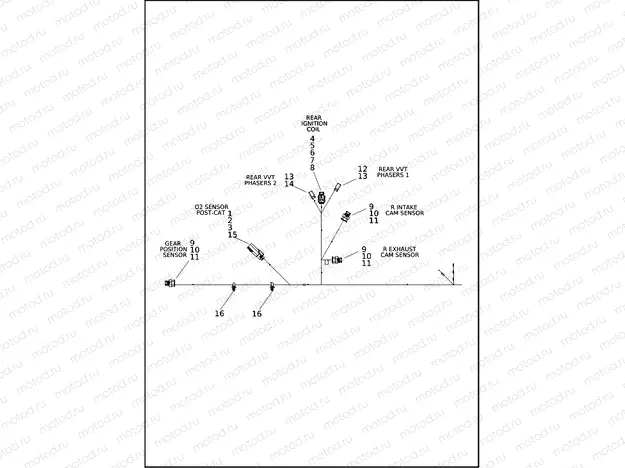 WIRING HARNESS, ENGINE (4 OF 4)