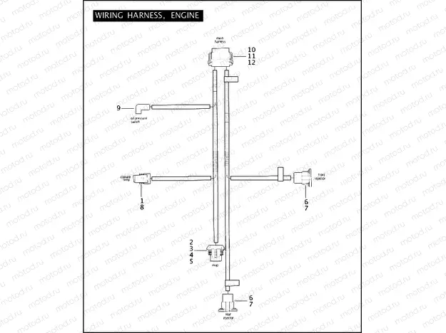WIRING HARNESS, ENGINE