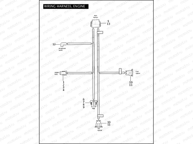 WIRING HARNESS, ENGINE