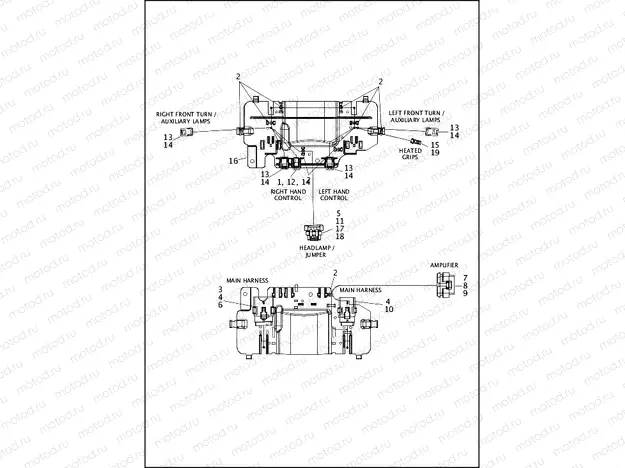 WIRING HARNESS, FAIRING (1 OF 2)
