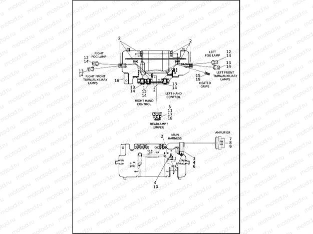 WIRING HARNESS, FAIRING (1 OF 2)