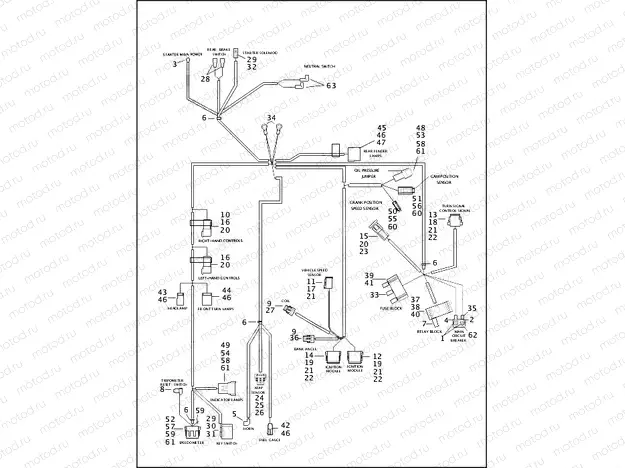 WIRING HARNESS - FXDWG (2 OF 2)