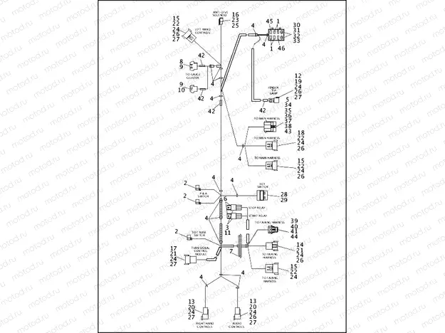 WIRING HARNESS, INTERCONNECT - FLTCU & FLTCUI