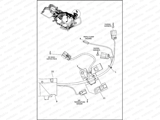 WIRING HARNESS, MAIN (1 OF 10)