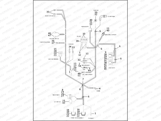 WIRING HARNESS, MAIN (1 OF 2)