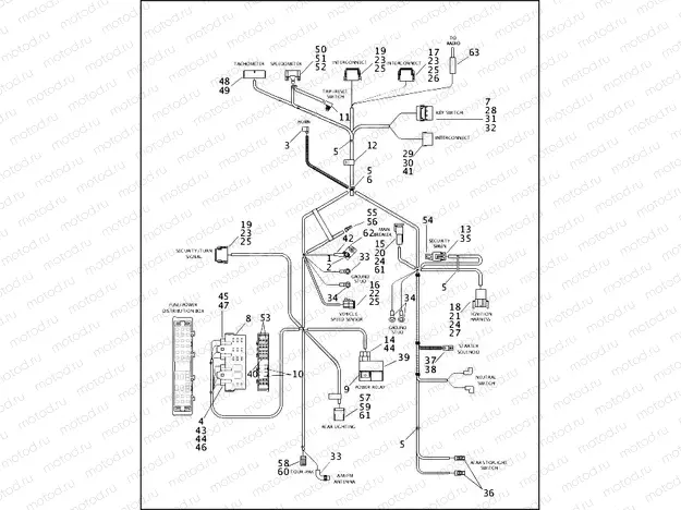 WIRING HARNESS, MAIN (1 OF 2)