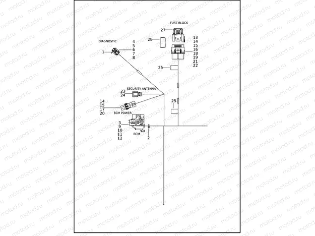 WIRING HARNESS, MAIN (1 OF 6)