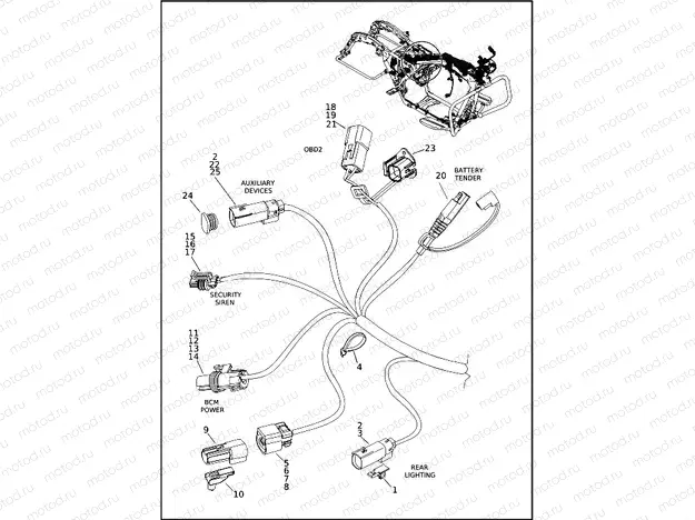 WIRING HARNESS, MAIN (10 OF 10)