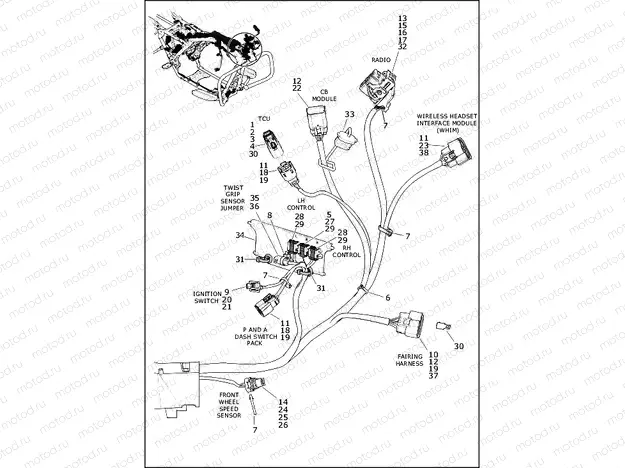 WIRING HARNESS, MAIN (2 OF 10)