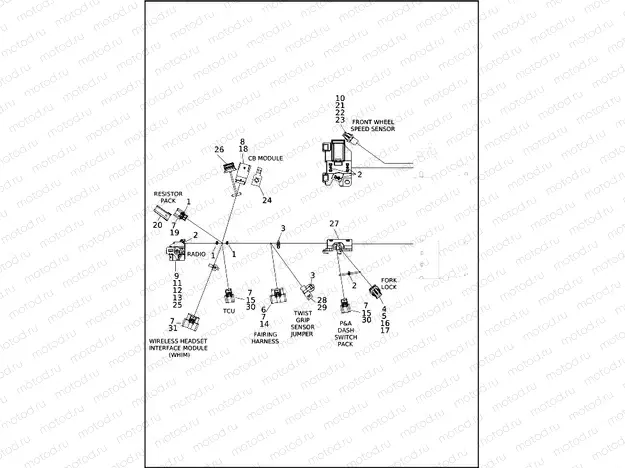 WIRING HARNESS, MAIN (2 OF 10)